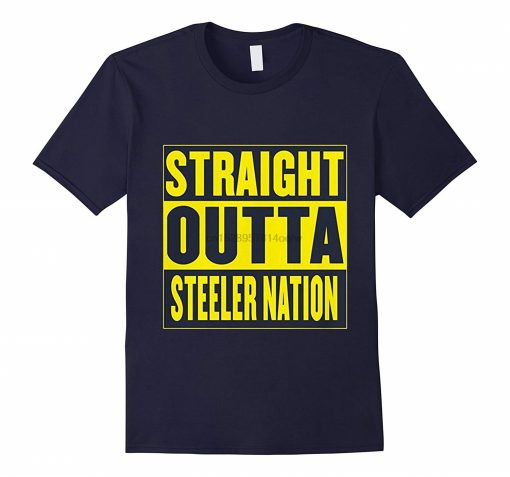 Men t shirt Straight Outta Steeler Nation t shirt for Mens Womens Kids RT Women tshirts