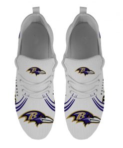 Men Women Yeezy Running Shoes Customize Baltimore Ravens Fans