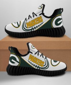 Men Women Yeezy Running Shoes Customize Green Bay Packers