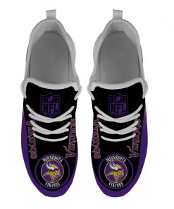 Men Women Yeezy Running Shoes Customize Minnesota Vikings