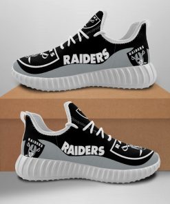 Men Women Running Shoes Customize Oakland Raiders
