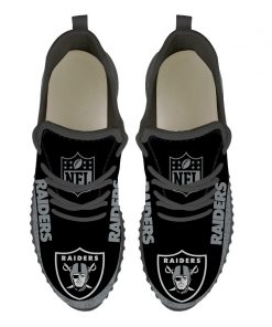 Men Women Yeezy Running Shoes Customize Oakland Raiders