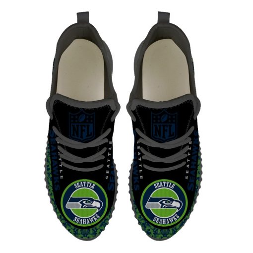 Men Women Yeezy Running Shoes Customize Seattle Seahawks