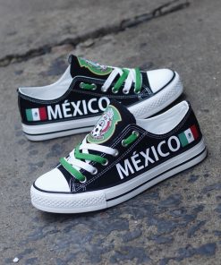 Mexico National Team Low Top Canvas Sneakers