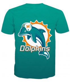 Miami Dolphins Football Fans Casual T-shirt
