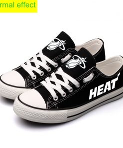 Miami Heat Limited Luminous Low Top Canvas Sneakers