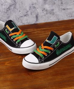 Miami Hurricanes Limited Low Top Canvas Sneakers