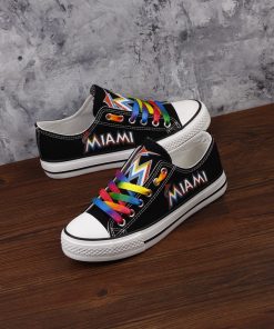 Miami Marlins Limited Low Top Canvas Sneakers
