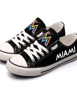Miami Marlins Limited Luminous Low Top Canvas Sneakers