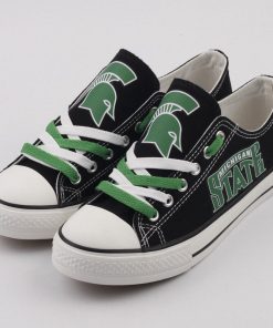 Michigan State Spartans Limited Low Top Canvas Shoes Sport