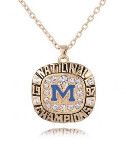 Michigan Wolverines Championship Necklace