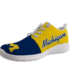 Michigan Wolverines Customize Low Top Sneakers College Students