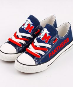 Midway Panthers High School Students Low Top Canvas Sneakers