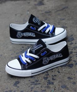 Brewers Limited Print Low Top Canvas Sneakers