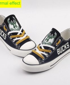 Milwaukee Bucks Limited Luminous Low Top Canvas Sneakers