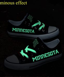 Minnesota Golden Gophers Limited Luminous Low Top Canvas Sneakers