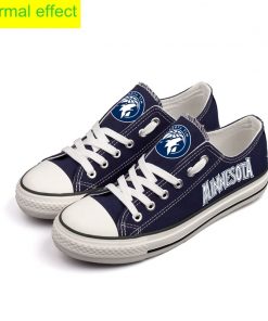 Minnesota Timberwolves Limited Luminous Low Top Canvas Sneakers