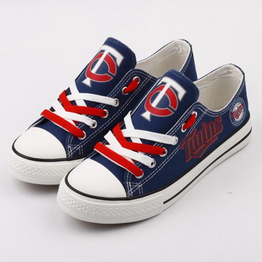 Minnesota Twins Limited Low Top Canvas Shoes Sport