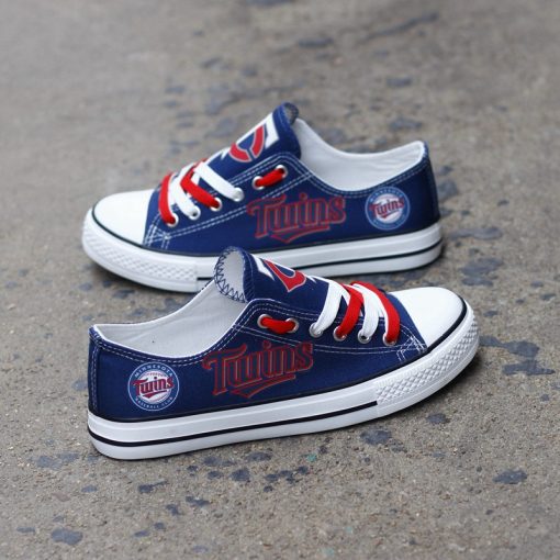 Minnesota Twins Limited Low Top Canvas Shoes Sport