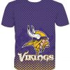 Minnesota Vikings Football Fans Casual T-shirt