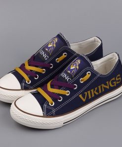 Minnesota Vikings Limited Low Top Canvas Sneakers