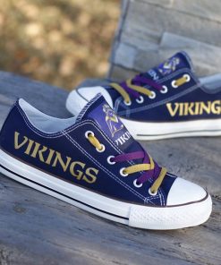 Minnesota Vikings Limited Low Top Canvas Sneakers