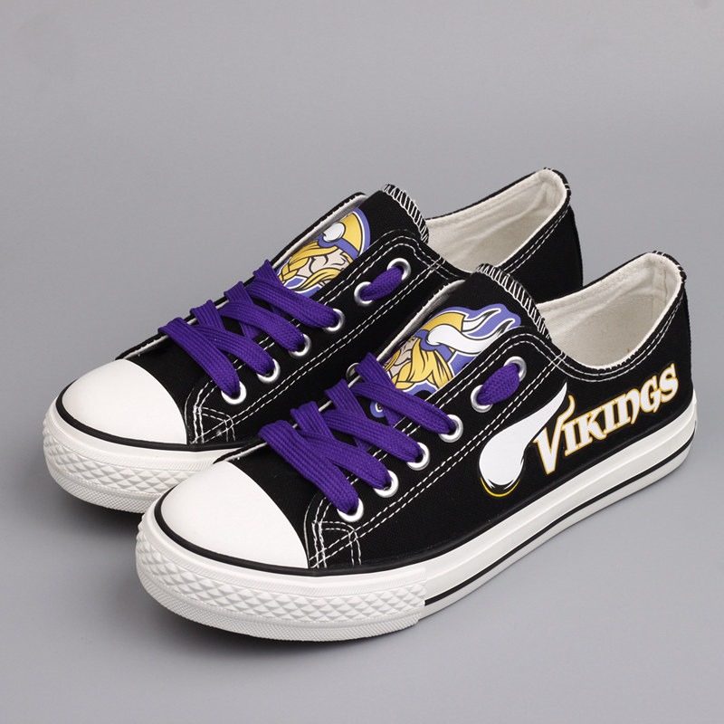 Minnesota Vikings Limited Low Top Canvas Shoes Sport - Thegiftsports Store