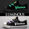 Minnesota Vikings Limited Luminous Low Top Canvas Sneakers