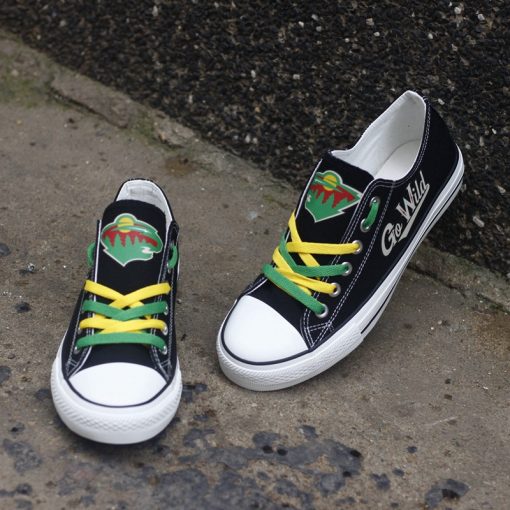 Minnesota Wild Limited Fans Low Top Canvas Sneakers