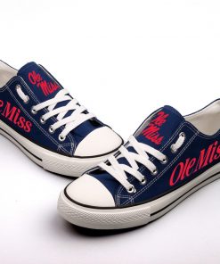 Mississippi Rebels Limited Low Top Canvas Sneakers