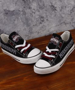 Mississippi State Bulldogs Limited Low Top Canvas Sneakers