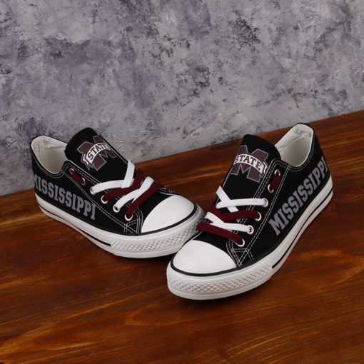 Mississippi State Bulldogs Limited Low Top Canvas Sneakers