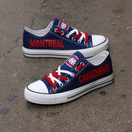 Montreal Canadiens Limited Low Top Canvas Sneakers