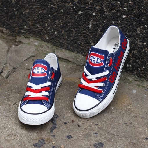 Montreal Canadiens Limited Low Top Canvas Shoes Sport