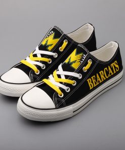 Moody Bearcats Limited High School Students Low Top Canvas Sneakers