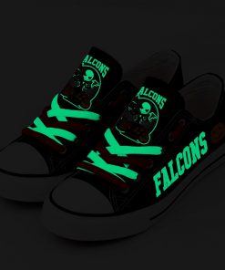 Atlanta Falcons Halloween Jack Skellington Canvas Sneaker