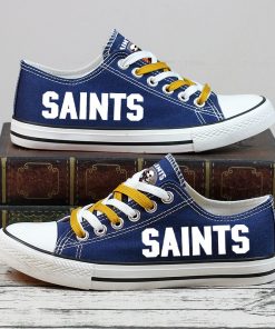 New Orleans Saints Halloween Jack Skellington Canvas Shoe Sport