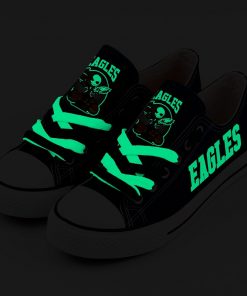Philadelphia Eagles Halloween Jack Skellington Canvas Shoes Sport