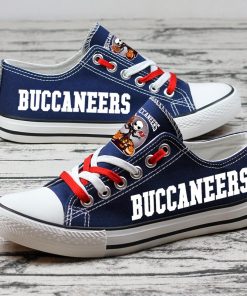 Tampa Bay Buccaneers Halloween Jack Skellington Canvas Shoes Sneakers