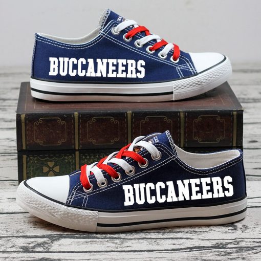 Tampa Bay Buccaneers Halloween Jack Skellington Canvas Shoes Sneakers