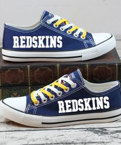Washington Redskins Halloween Jack Skellington Canvas Shoes Sport
