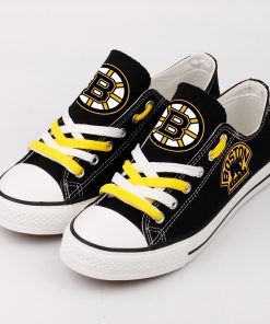 Boston Bruins Fans Low Top Canvas Shoes Sport