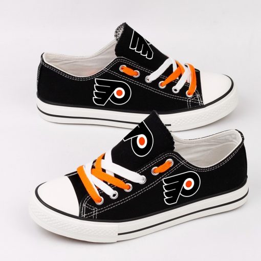 Philadelphia Flyers Low Top Canvas Sneakers