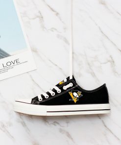 Pittsburgh Penguins Fans Low Top Canvas Sneakers