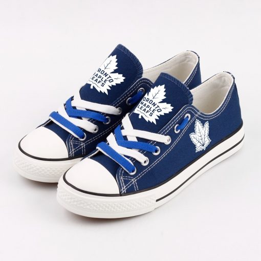Toronto Maple Leafs Fans Low Top Canvas Sneakers