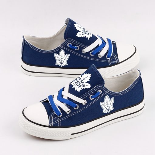 Toronto Maple Leafs Fans Low Top Canvas Sneakers