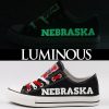 Nebraska Cornhuskers Limited Luminous Low Top Canvas Sneakers