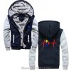 New Fashion Men thick Hoody Sweatshirt Steelers Heart Beat Design hoodie Hip Hop Jacket Tops Harajuku