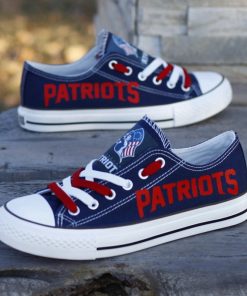 New England Patriots Limited Low Top Canvas Sneakers
