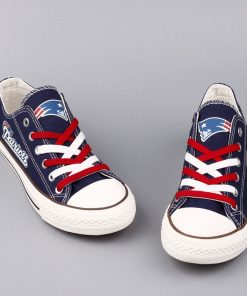 New England Patriots Low Top Canvas Sneakers
